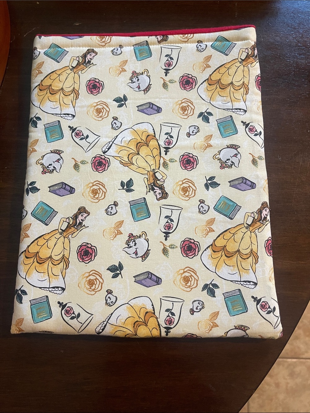 Beauty and the Beast handmade book sleeve/cover carrier-new